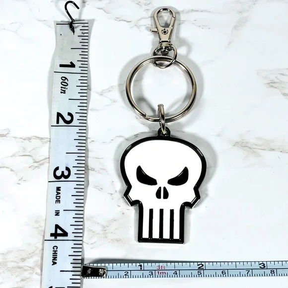 Marvel Punisher Skull Keychain/Bag Charm - Picture 6 of 7